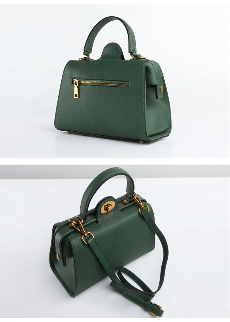 Stylish LEATHER WOMEN Doctor Handbag SHOULDER BAG Crossbody Purse FOR WOMEN