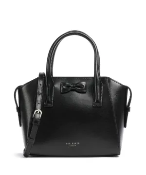T.E.D B.A.K.E.R Baelini Handbag fine grain leather black