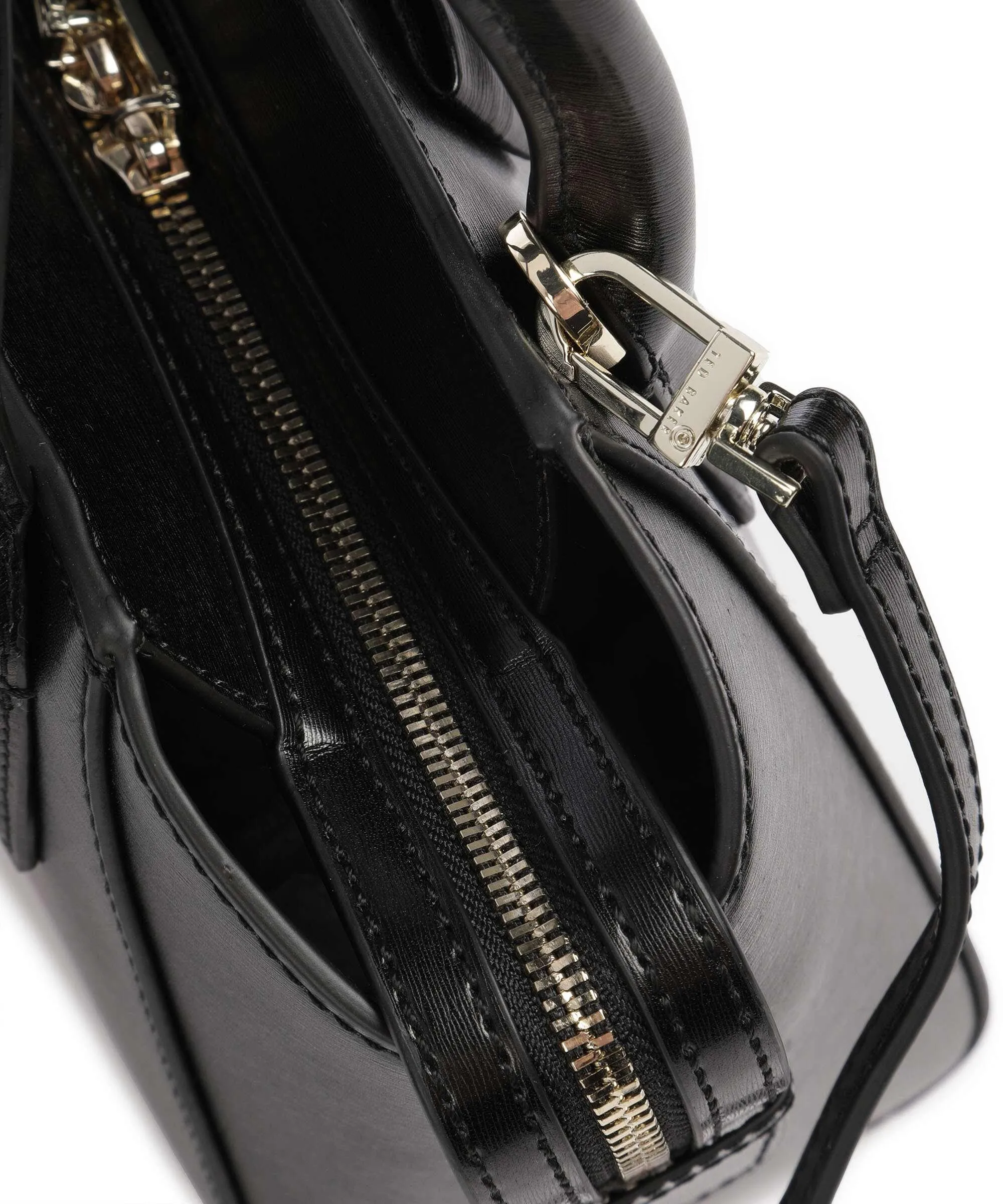 T.E.D B.A.K.E.R Baelini Handbag fine grain leather black