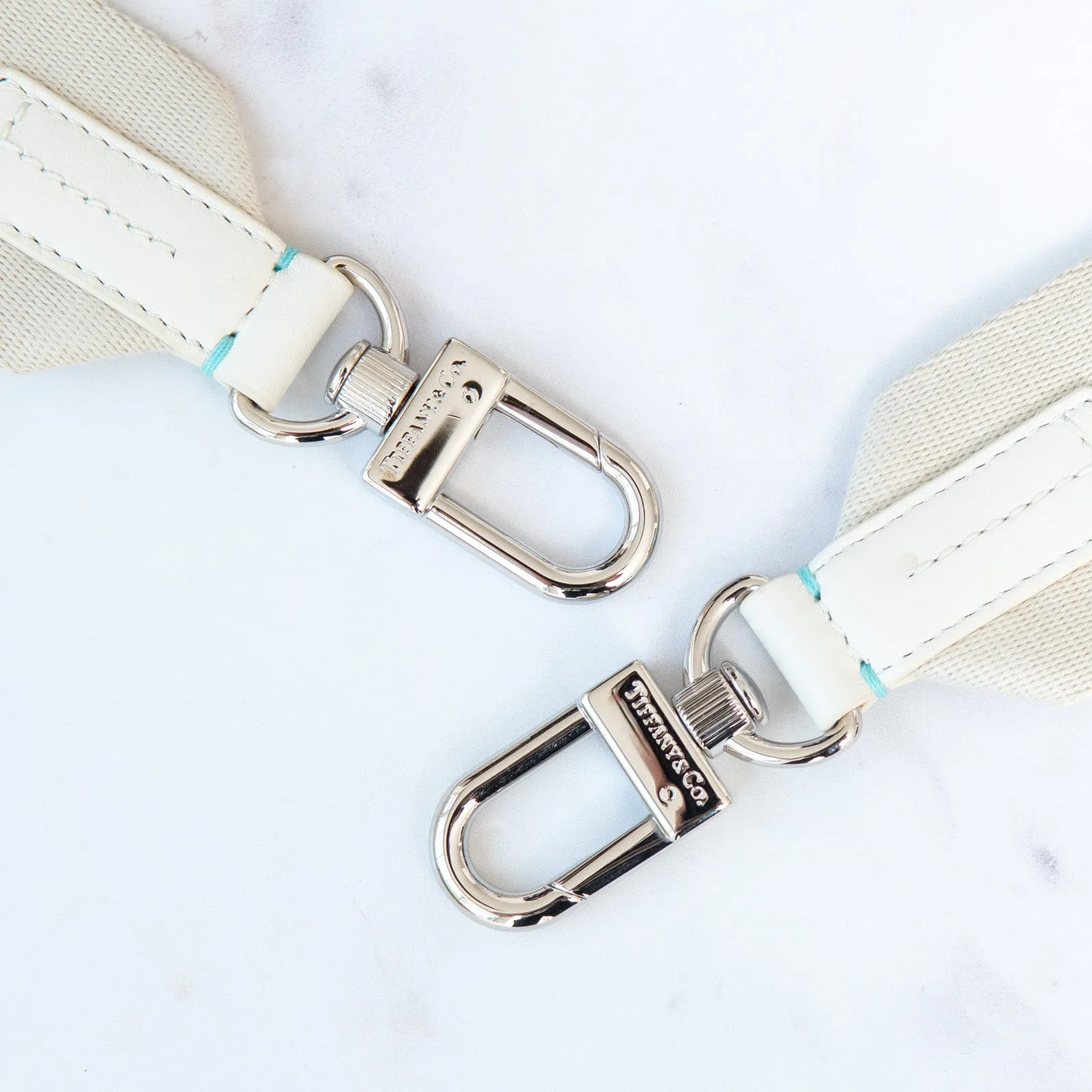 Tiffany & Co Colour Block Leather Tote Bag