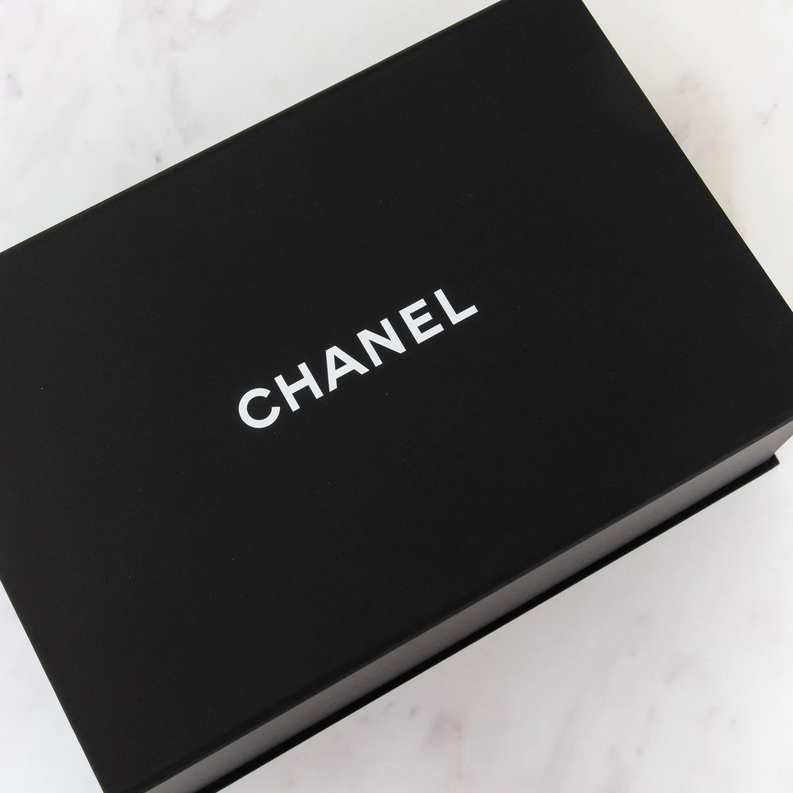**UNUSED** Chanel Small Kelly Shopping Bag in Black Calfskin Leather with Brushed Gold Hardware