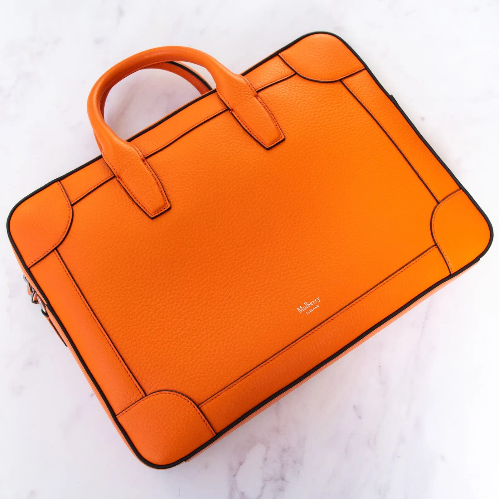 **UNUSED** Mulberry Orange Belgrave Bag