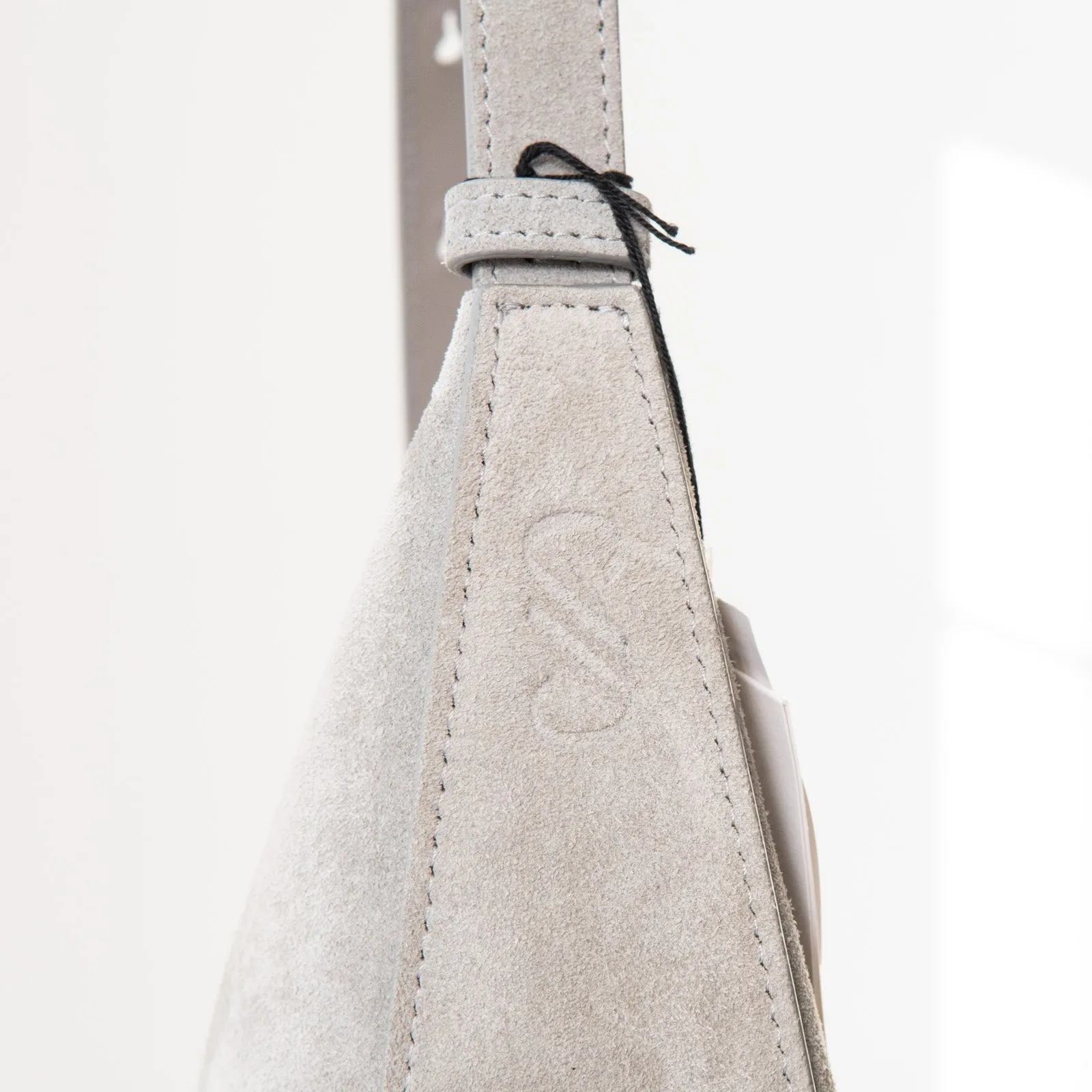 **UNUSED** Proenza Schouler Slide Grey Suede Shoulder Bag