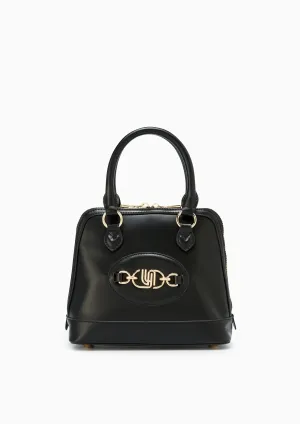 Vidia Plain Infinite Mini Top Handbag Black
