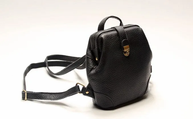 Vintage LEATHER WOMEN Doctor Backpacks Purses Cute School Backpacks FOR WOMEN