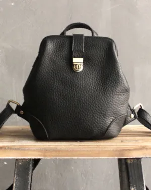 Vintage LEATHER WOMEN Doctor Backpacks Purses Cute School Backpacks FOR WOMEN