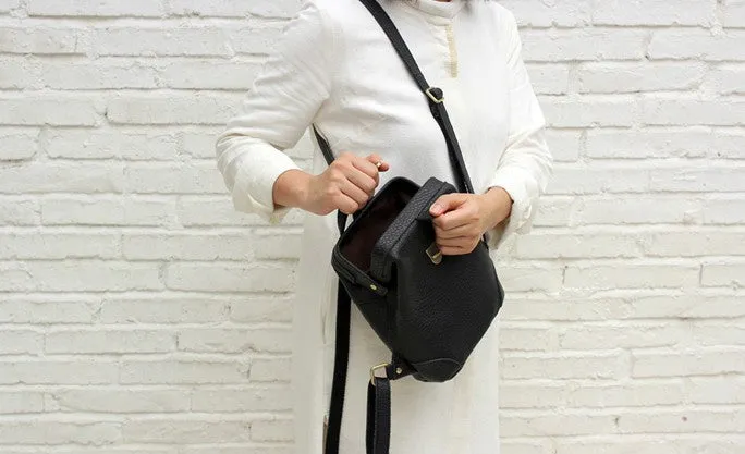 Vintage LEATHER WOMEN Doctor Backpacks Purses Cute School Backpacks FOR WOMEN