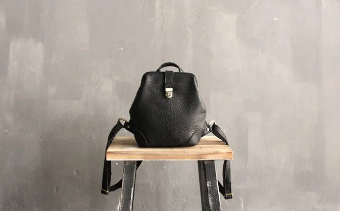 Vintage LEATHER WOMEN Doctor Backpacks Purses Cute School Backpacks FOR WOMEN