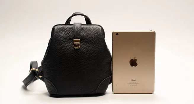 Vintage LEATHER WOMEN Doctor Backpacks Purses Cute School Backpacks FOR WOMEN