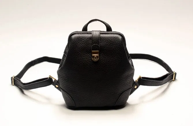 Vintage LEATHER WOMEN Doctor Backpacks Purses Cute School Backpacks FOR WOMEN