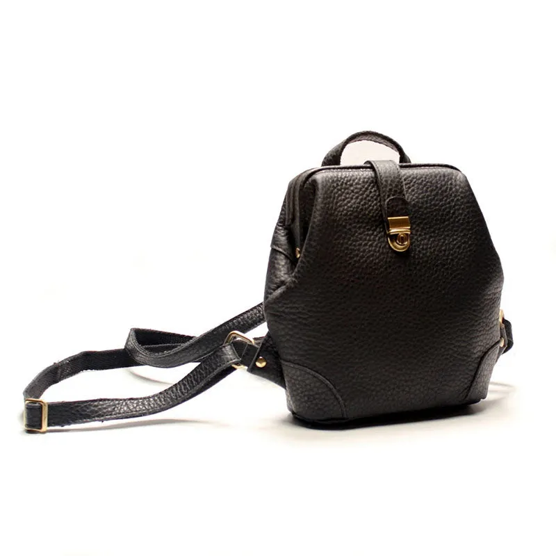 Vintage LEATHER WOMEN Doctor Backpacks Purses Cute School Backpacks FOR WOMEN