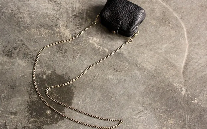 Vintage LEATHER WOMEN Mini Doctor Purse Chain SHOULDER BAG Purses FOR WOMEN