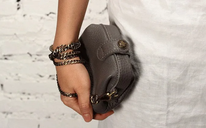 Vintage LEATHER WOMEN Mini Doctor Purse Chain SHOULDER BAG Purses FOR WOMEN