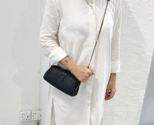 Vintage LEATHER Womens Wristlet Bag Doctor Long Wallet Mini Shoulder Bag FOR Women