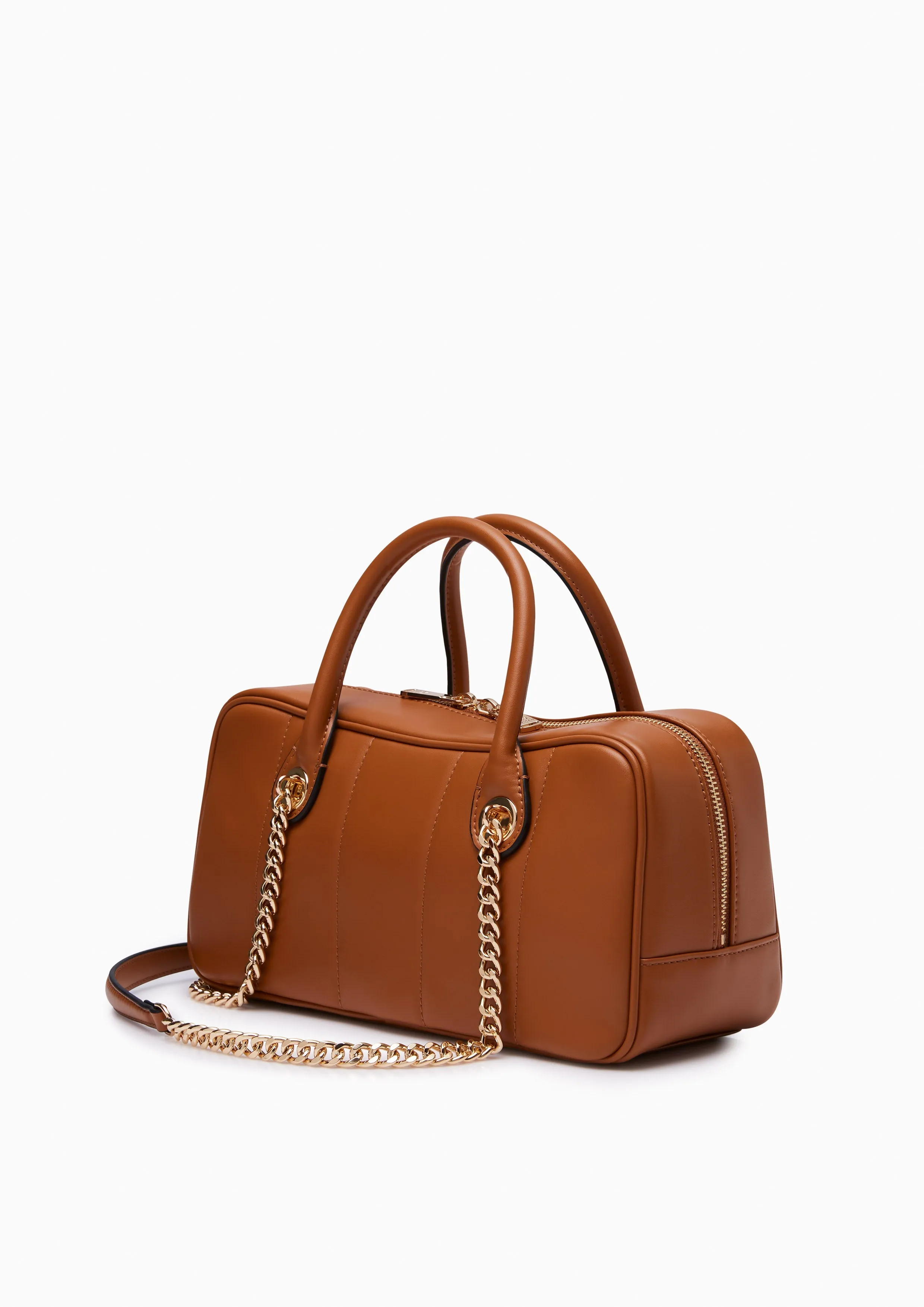 Vitoria M Top Handle Bag Brown