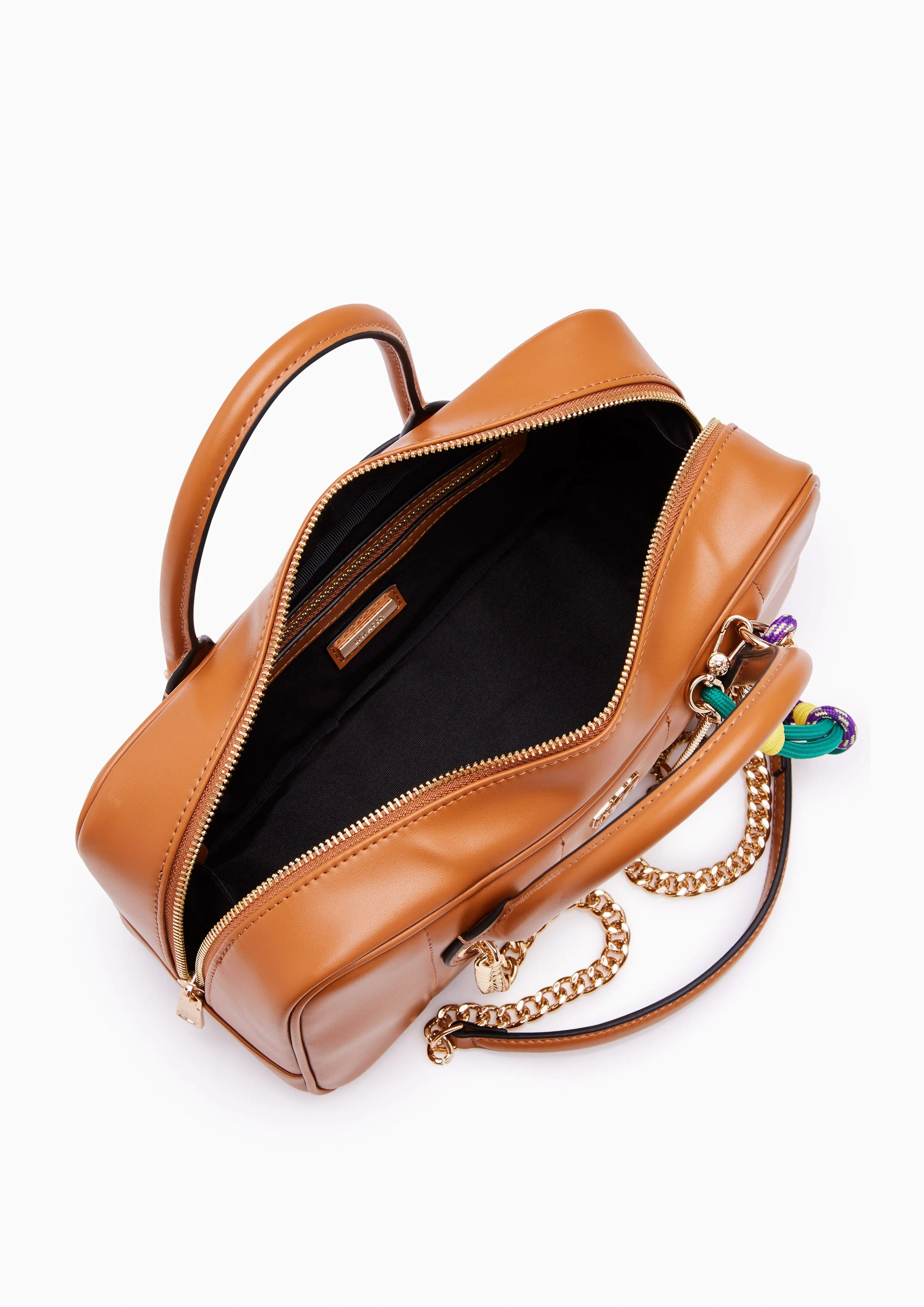 Vitoria M Top Handle Bag Brown