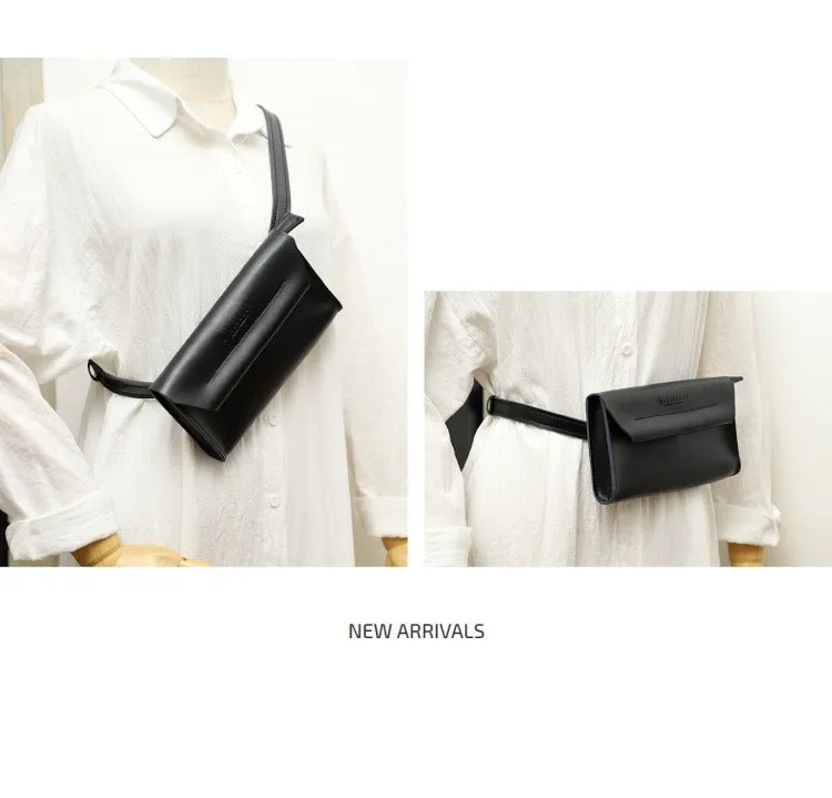 Women LEATHER Fanny Pack Cute WOMEN Green Sling Bag Small Waist BAG FOR WOMEN