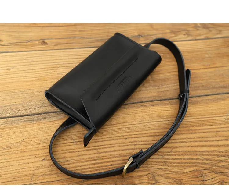 Women LEATHER Fanny Pack Cute WOMEN Green Sling Bag Small Waist BAG FOR WOMEN