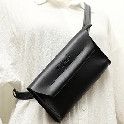 Women LEATHER Fanny Pack Cute WOMEN Green Sling Bag Small Waist BAG FOR WOMEN