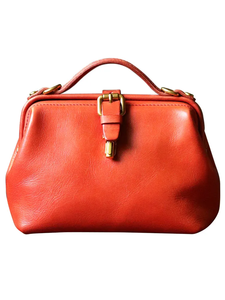 Womens Green Leather Doctor Handbag Purses Classic Handmade Green Doctor Crossbody Purse for Women