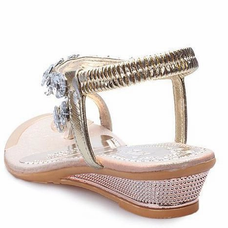 Womens Summer Rhinestone Sandals