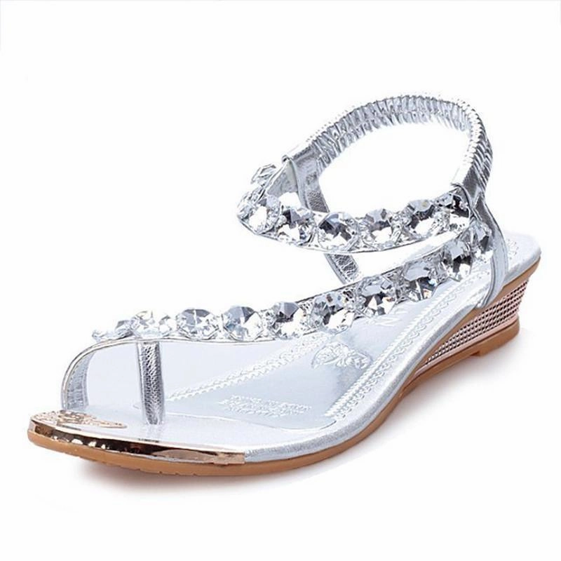 Womens Summer Rhinestone Sandals